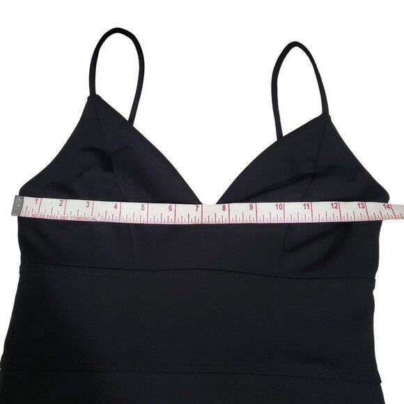 Express womens mini dress size XS/TP Black color adjustable straps lining - Picture 6 of 15